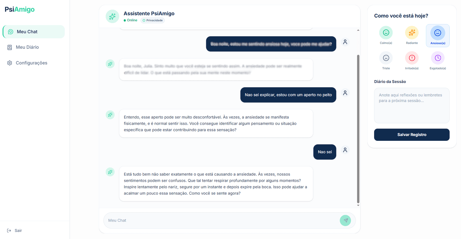 Suporte Emocional